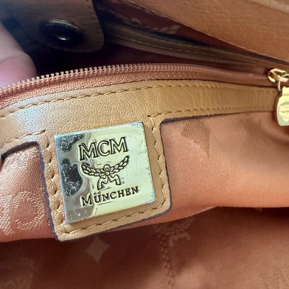 MCM Cognac Shoppers Tote bag - Picture 7 of 10